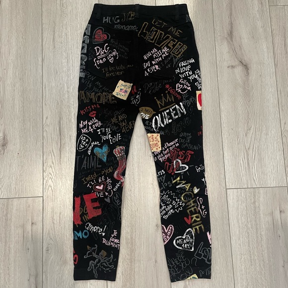 Dolce & Gabbana Graffiti Audrey Jeans - Picture 4 of 12
